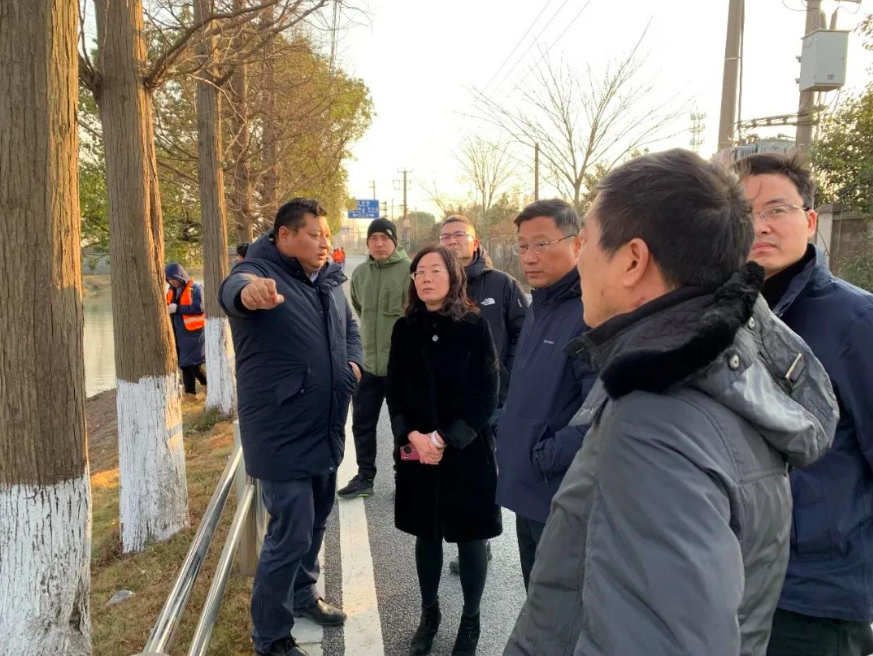 浦東新區生態環境局領導蒞臨調研入河排污口排查整治工作成果(圖1)
