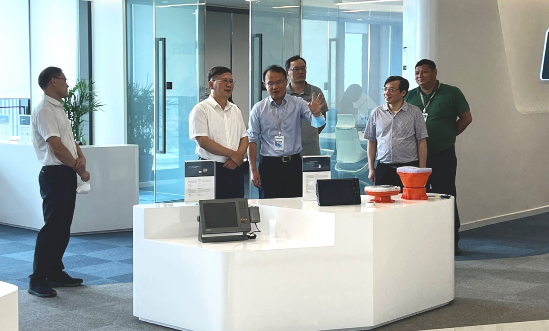 智慧水務科技創新｜市水務局副局長周建國一行蒞臨普適導航調研指導(圖1)