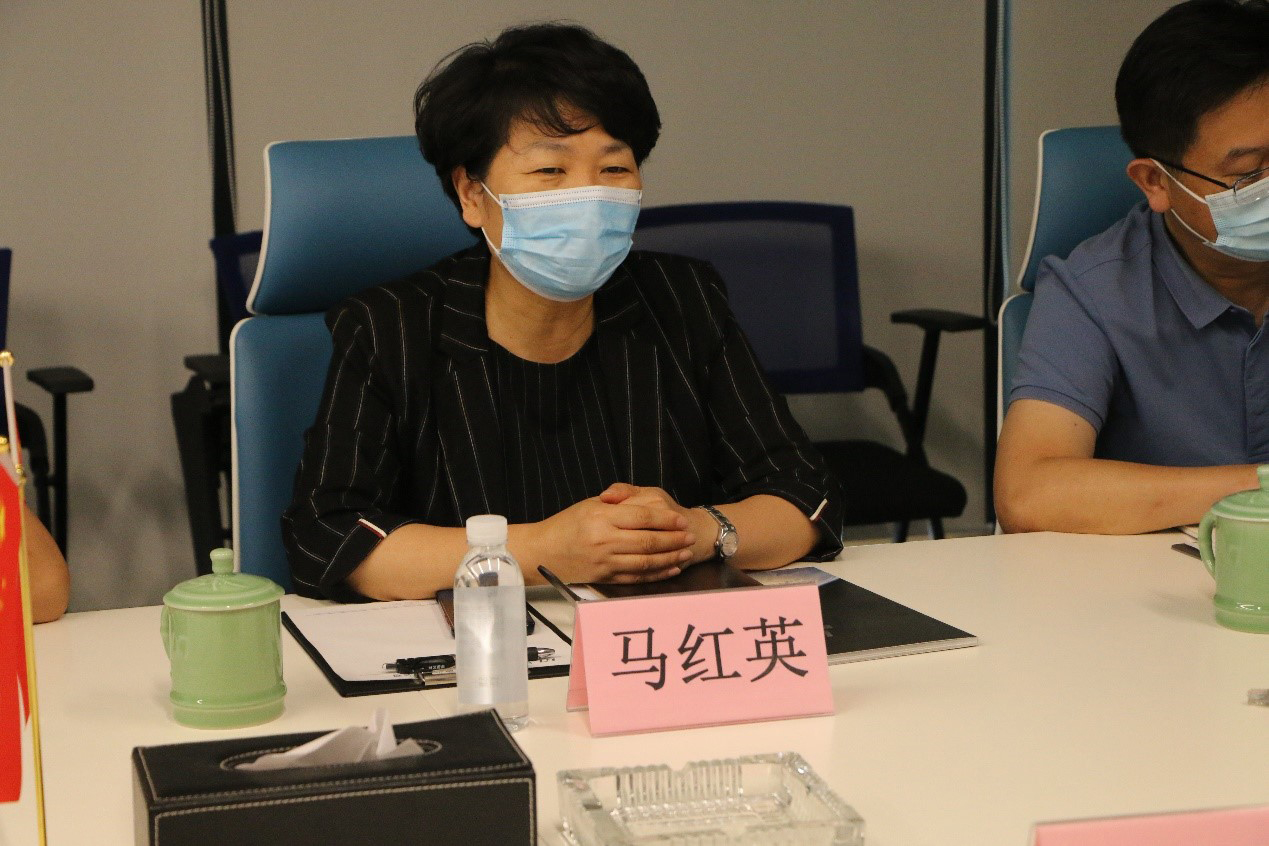 上海市松江區生態環境局局長馬紅英一行蒞臨普適導航檢查指導(圖1)