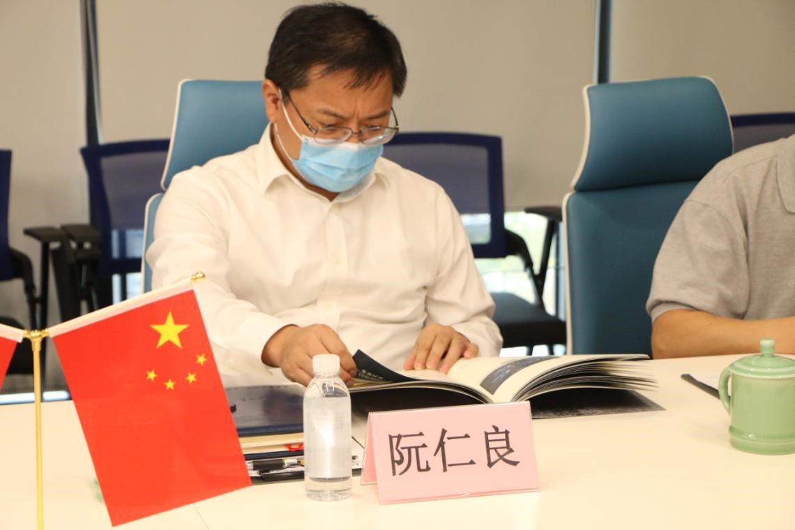 上海市水務局副局長阮仁良一行蒞臨普適導航調研指導(圖2)